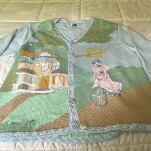 Storybook knit sweater